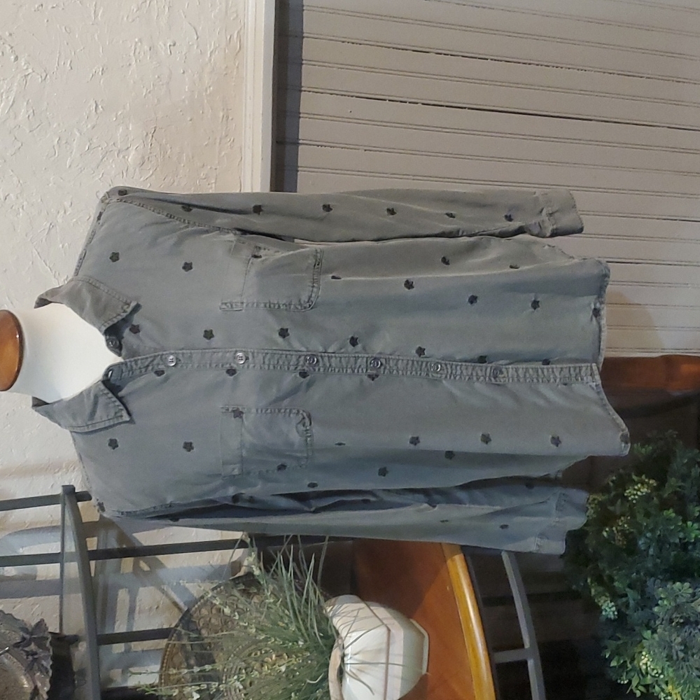 Dear John* Button-down Blouse